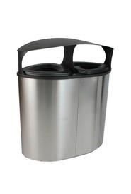 Stainless Steel Double Container with Canopy Undefined BOKA #BU102402000