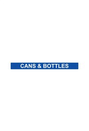 Étiquette de recyclage pour poubelle extérieure OCTO #BU100214000