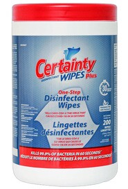 Certainty Plus Disinfectant Wipes in Canister #IN009620000
