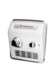 Recessed Hand Dryer with Push Button Model RA #NVRA548Q974