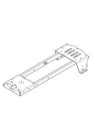 Crg chassis weld assembly painted silver #NA906674000