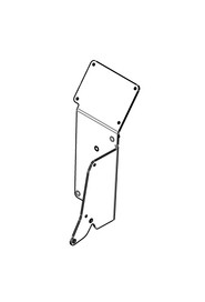 Motor controller plate assembly painted silver #NA906642000