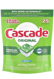 CASCADE ORIGINAL Actionpacs Dishwasher Detergent #PG098082000