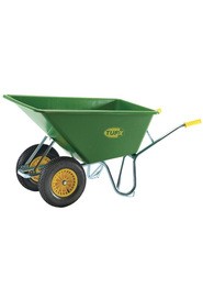 Plastic Tray Wheelbarrow with Dual Wheel PX162, 10 cu. ft. #TU0PX162000