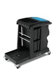 Janitor Cart with Storage Bins and Cleaning Bag ECO-MATIC EM5 #NA911082000