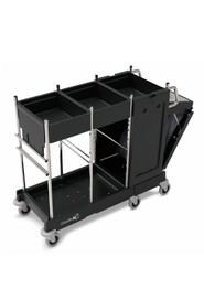 Janitor Cart with Storage Shelves and Cleaning Bag PRO-Matic PM21 #NA909300000