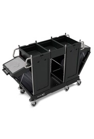 Janitor Cart with Storage Shelves and Cleaning Bags PRO-Matic PM22 #NA909304000