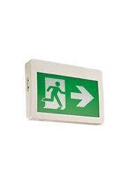 LED Emergency Lighting - Running Man Sign with Plastic Cover #AIRM41WBAV1