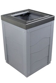 EVOLVE Poubelle avec couvercle 50 gal #BU101273000