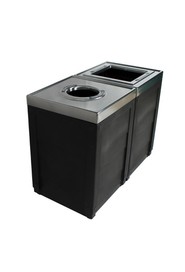 Poubelles intérieures doubles et noires EVOLVE, 100 gal #BU101247000