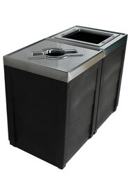 Black Double Indoor Containers EVOLVE, 100 gal #BU101248000