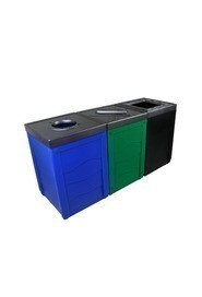 Triple Indoor Containers EVOLVE, Blue Green Black, 150 gal #BU101283000