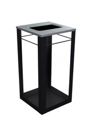 Poubelle intérieure simple Spectrum Cube 24 gal Noire claire #BU105177000