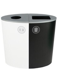 Double Indoor Container Spectrum Circle Black White 44 gal #BU101168000