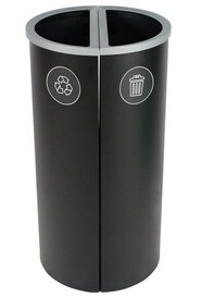 SPECTRUM Poubelle double pour le recyclage mixte Möbius 16 gal #BU101180000