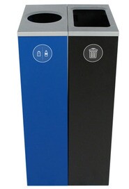 Double Indoor Container Spectrum Black Blue 20 gal #BU101184000