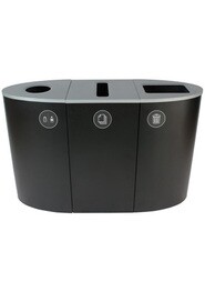 SPECTRUM Waste, Cans and Papers Recycling Station 68 Gal #BU101197000