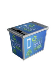 Poubelle pour la récupération de cellulaires CDC, 30 lb #BU101473000