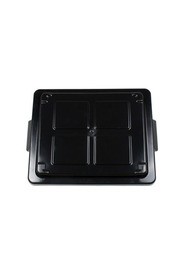 Couvercle de poubelle simple noir 14/16 gal Curbside #BU103605000