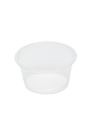 Gobelet à portion en plastique recyclable transparent #EM095012000