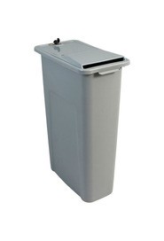 SHREDINATOR Grey Container for Confidential Documents, 23 gal #BU101470000