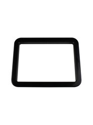 Cadre ouverture rectangulaire pour poubelle SUPER SORTER noire #BU103513000