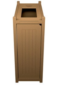 VENTURE Slim Waste Receptacle with Lid 23 gal #BU104679000