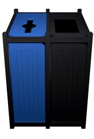 Double Indoor Recycling Container VENTURE 46 gal #BU104682000
