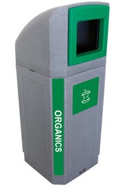 Single Container With Signage For Organics OCTO 32 gal #BU104440000