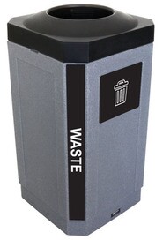 OCTO Waste Container with Label 32 gal #BU104456000