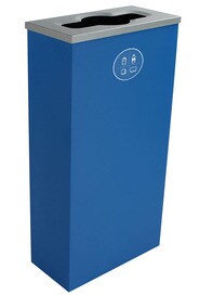 Poubelle pour recyclables mixtes Spectrum Slim Cube, 10 gal #BU101150000