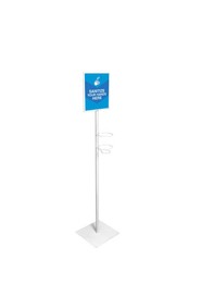 Stand For Sanitizer Bottles With Sign Frame HAPPY HANDS SANISTAND #BU106651000
