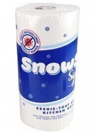 SnowSoft Signature 1X420SS White Paper Towel Rolls, 12 X 420 Sheets #SCXRE420120