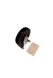 Roulettes rigides silencieuses avec espaceur 5" Rubbermaid 4501M6 #PR4501M6000