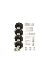 Kit de roulettes fixes pivotantes 6" TPR Rubbermaid 4472L1 #PR4472L1000