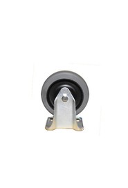 Roulettes silencieuses rigides 5" pour chariots Rubbermaid 1874660 #PR187466000