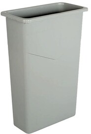 Indoor Slim Waste Container 23 gal #GL009510GRI