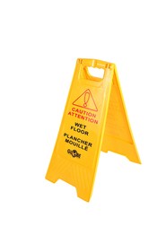 Wet Floor Bilingual Sign - Globe #GL007112000