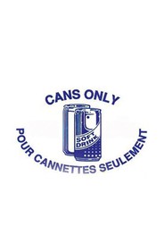 Étiquette "Cans only" "Pour cannettes seulement" #WH000070000