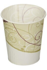 Compostable Cardboard Drink Cup With Pattern, 5 oz R53-J800 #EC700060600
