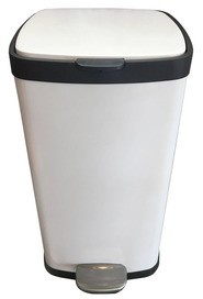 Petite poubelle en métal avec pédale #AL013200BLA