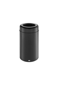 CROWNE Poubelle décorative en aluminium avec couvercle 30 gal #RBAOT30BKPL