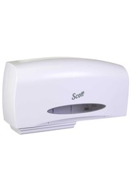 09609 Scott Essential Double Toilet Tissue Dispenser for Coreless Jumbo Rolls #KC009609000