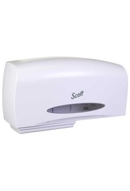 09609 Scott Essential Distributeur double de papier hygiénique jumbo sans noyau #KC009609000