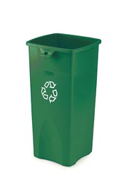 3569-73 UNTOUCHABLE Square Recycling Container 23 gal #RB356907VER
