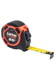 High Visibility Orange Tape Measure, 1" x 25' #TQUAD732000