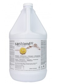 Saniblend 32, Cleaner Disinfectant Detergent Deodorizer Fungicide Mildewstat #JVS32LG0400