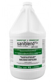 Nettoyant désodorisant désinfectant, Saniblend RTU, citron, 950mL #JVSRTLGW400