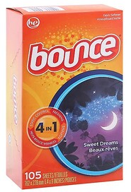 BOUNCE Assouplissant textile en feuilles 4 en 1 #PG370008901