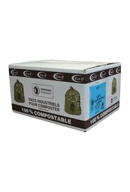 Sacs à ordures compostables, 42" X 48" #GO087706000